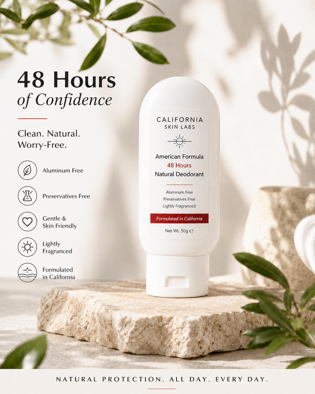 American Formula 48 Hours Natural Deodorant (3 Pack)